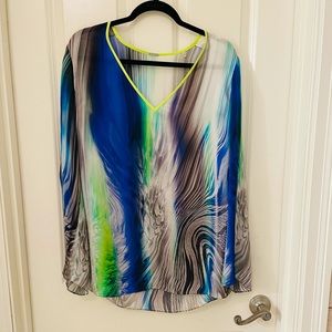 Ellie tahari silk blouse